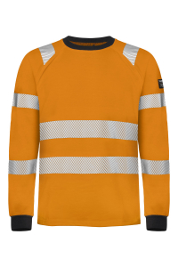 Flamskyddad T-shirt, lång ärm