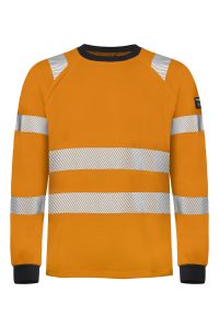 Flamskyddad T-shirt, lång ärm