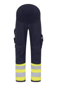 Flame Retardant Maternity Trousers, Color: 94 yellow/navy
