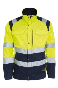 Hi-Vis Jacket + fleece lining 9028