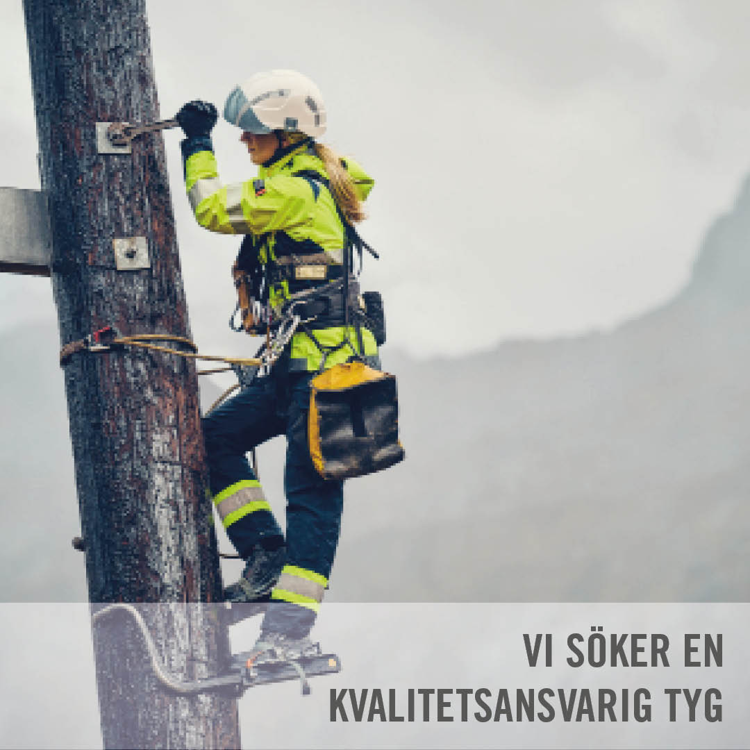 Vi söker en kvalitetsansvarig tyg
