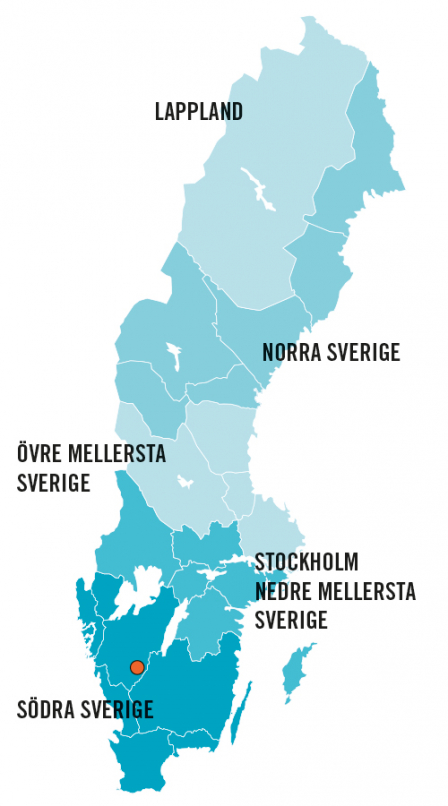 Försäljningskarta Tranemo
